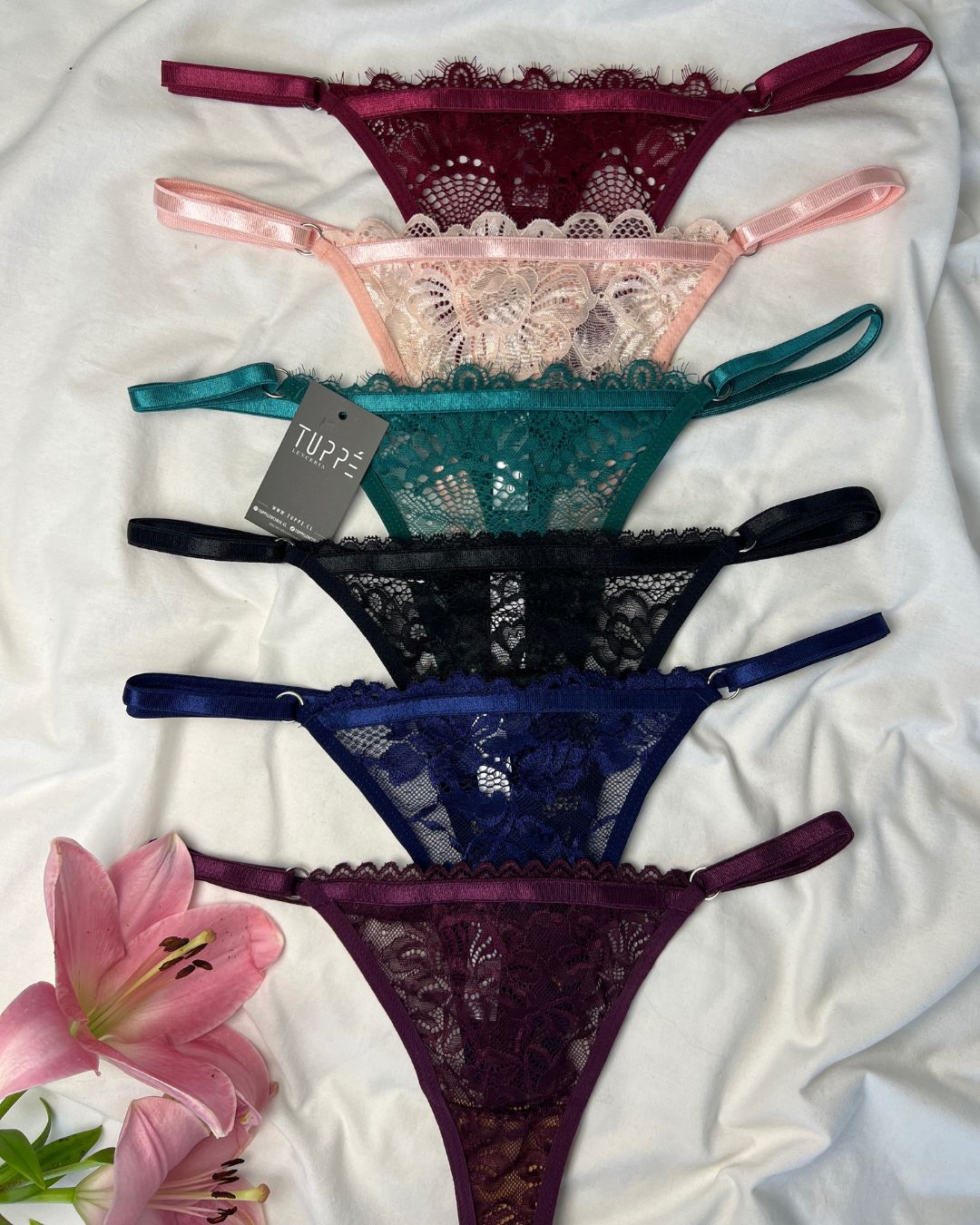 3 PACK COLALESS DE ENCAJE BASIC(GRADUABLES)