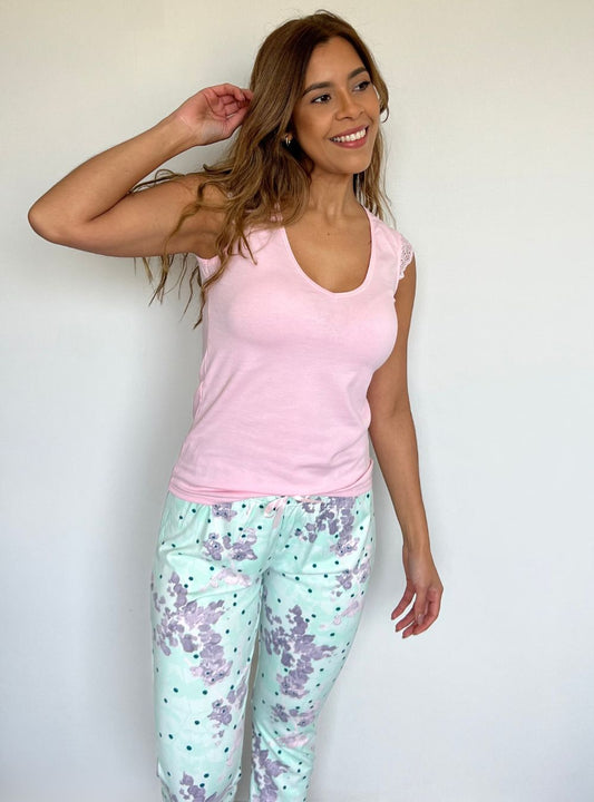 PIJAMA ÁNGELES ROSA (PIEL DE DURAZNO)