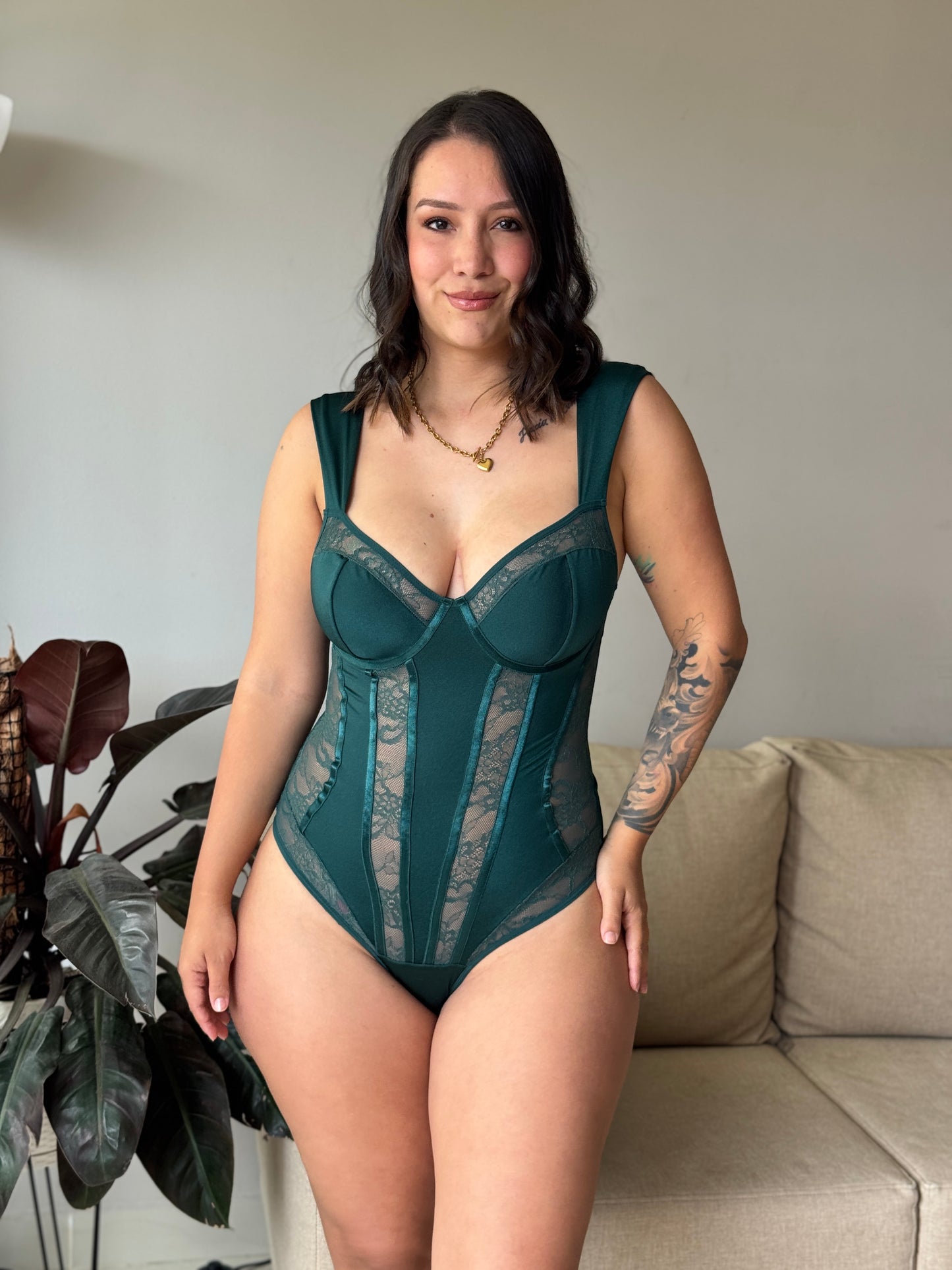 BODY PERLA (VERDE BOTELLA)