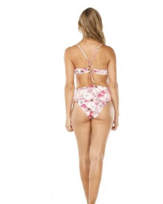 BIKINI TIRO ALTO ROSA