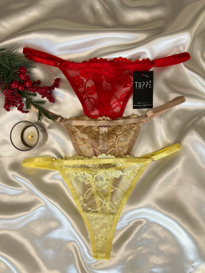 3 PACK COLALESS DE ENCAJE NAVIDAD (GRADUABLES)