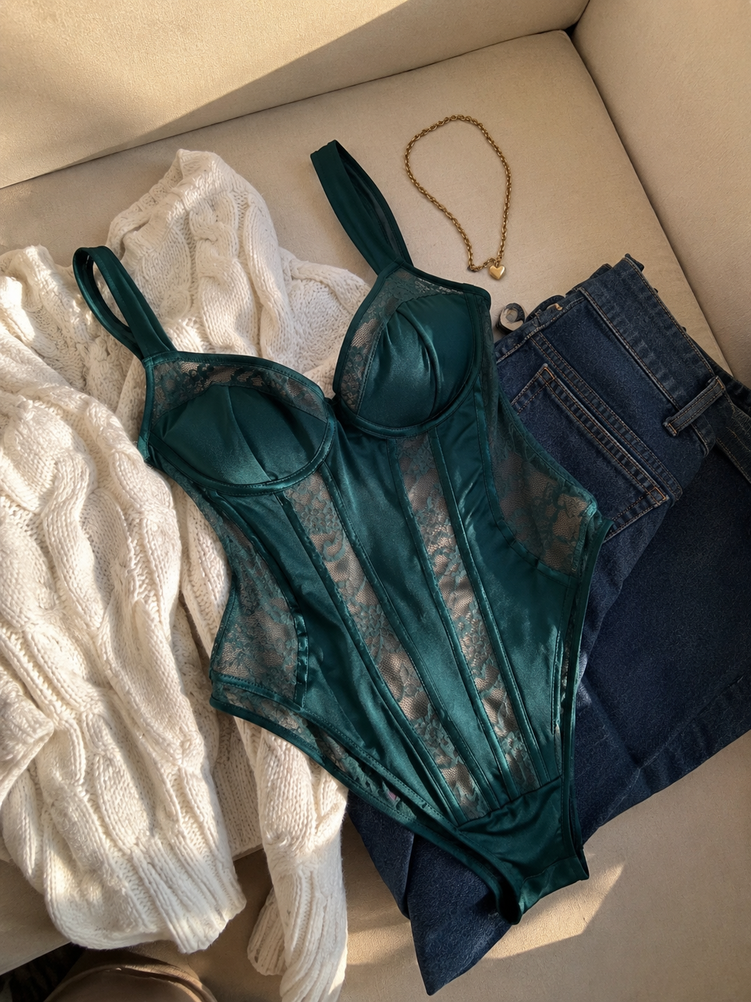 BODY PERLA (VERDE BOTELLA)