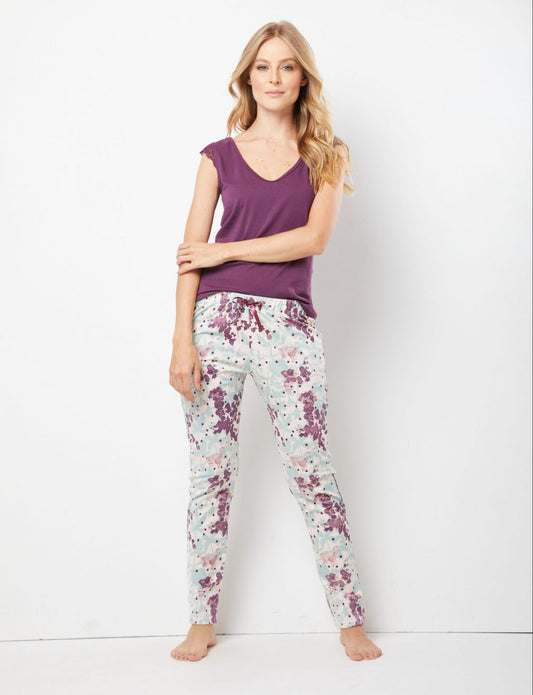 PIJAMA ÁNGELES UVA (PIEL DE DURAZNO)